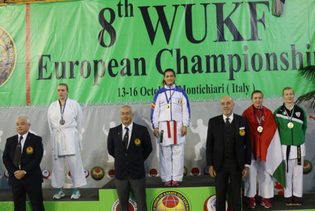 Radn�ti Bettina - Eur�pa-bajnoki 3. helyezett - kumite +60 kg (feln�tt)