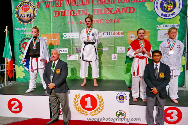 Radn�ti Bettina - kumite Vil�gbajnoki 3. helyezett (Open)