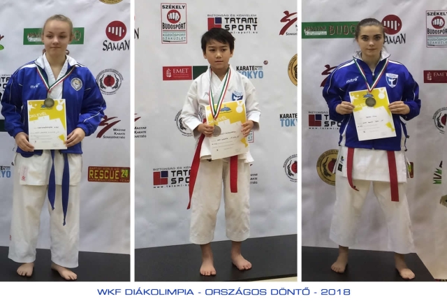 SZAC Karate SE �rmes versenyz�i a WKF karate Di�kolimpia Orsz�gos d�nt�j�n