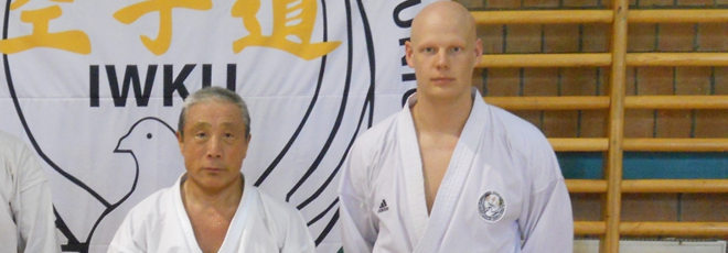 Shibamori Kando Shihan (9. Dan) �s P�nzes Tam�s Sensei (4. Dan)
