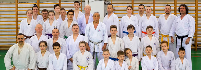 Shibamori Kando Shihan (9. Dan) szemin�riuma a SZAC KSE r�sztvevőivel
